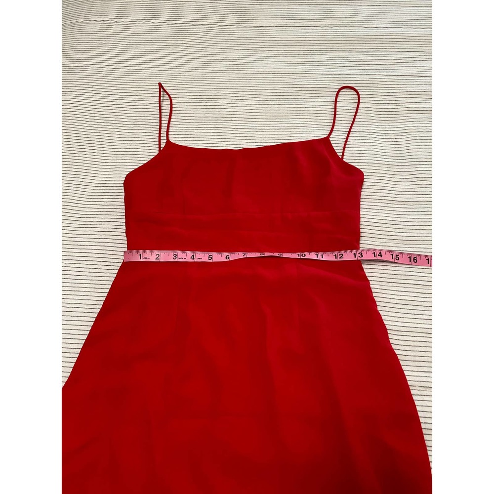 Revolve Superdown Dixie Backless Red Mini Dress S… - image 3